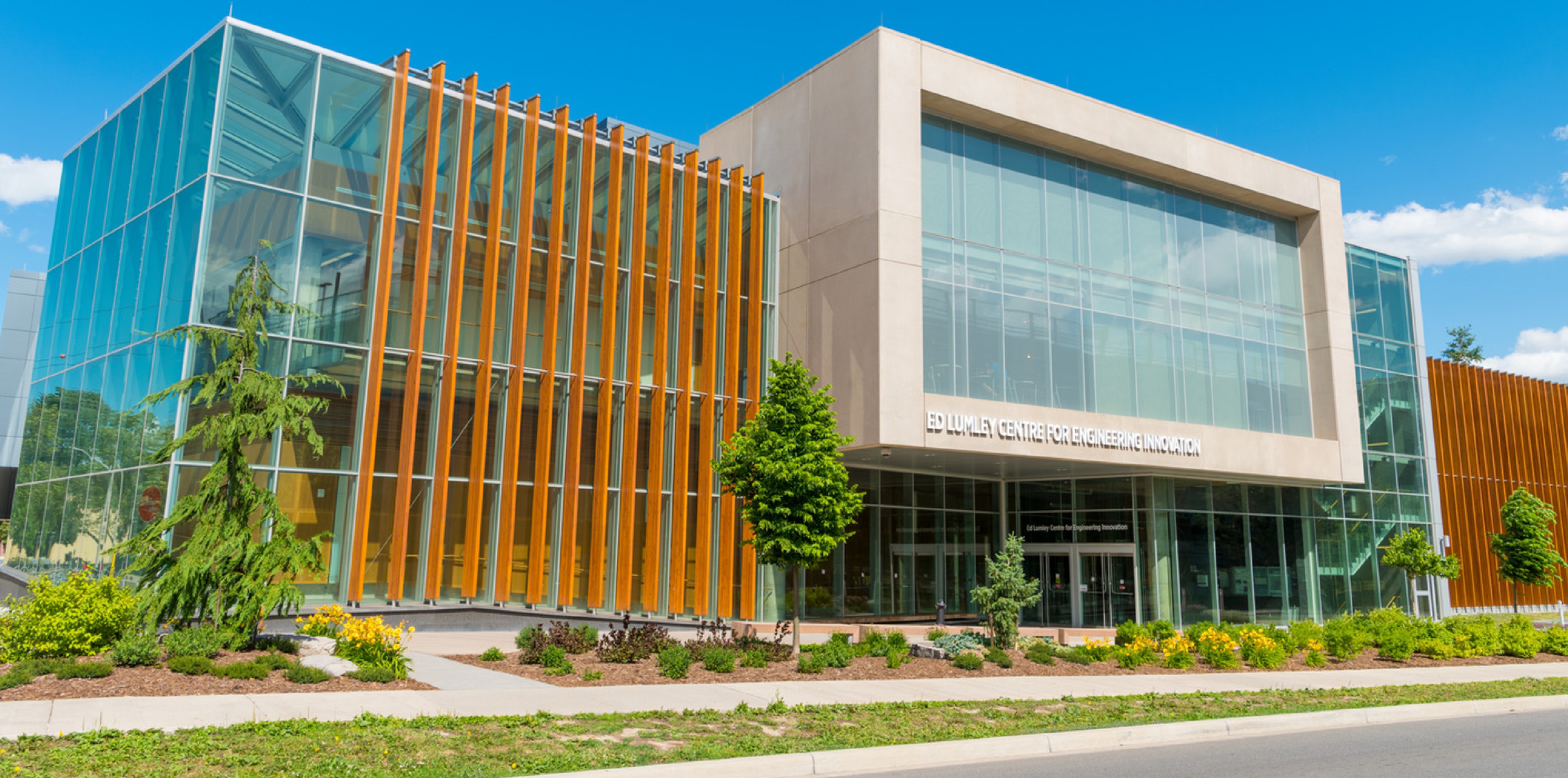 photo of the engineering building at the University of Windsor